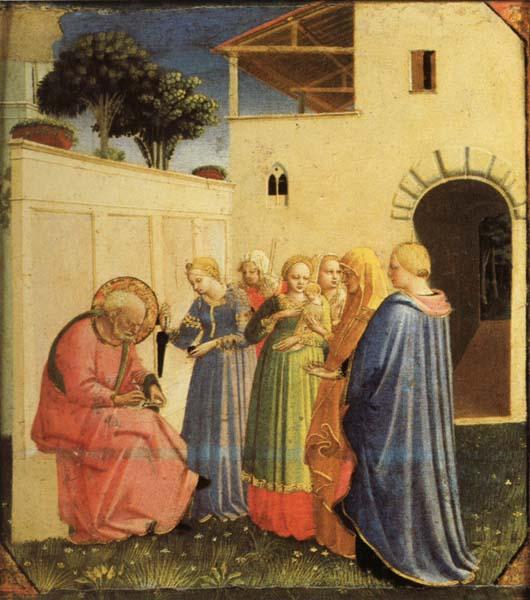 Fra Angelico The Naming of the Baptist oil painting image